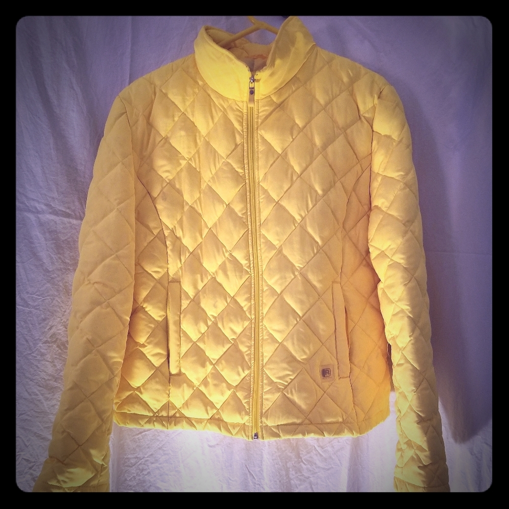 Reaction by Kenneth Cole Down jacket Canary yellow